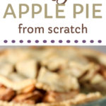 Easy apple pie recipe made with cinnamon and homemade pie crust.