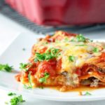 lasagna on plate