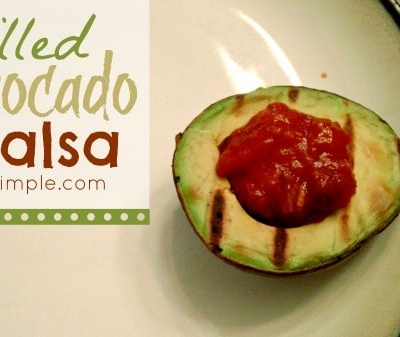 Grilled Avocado with Salsa