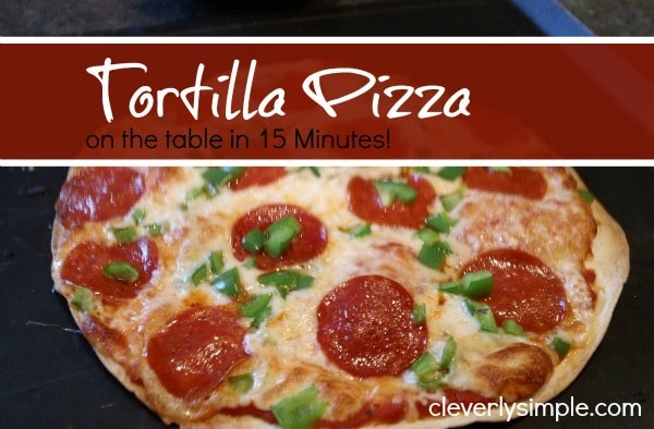 Tortilla Pizza Recipe
