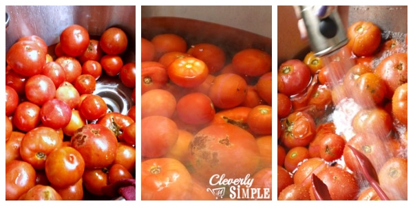 How to Can Tomatoes - How to Peel Tomatoes