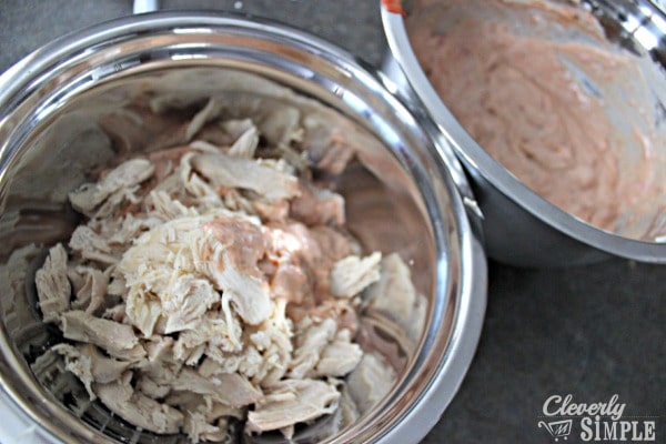 Shredded Chicken for Recipe for Chicken Enchilada Casserole