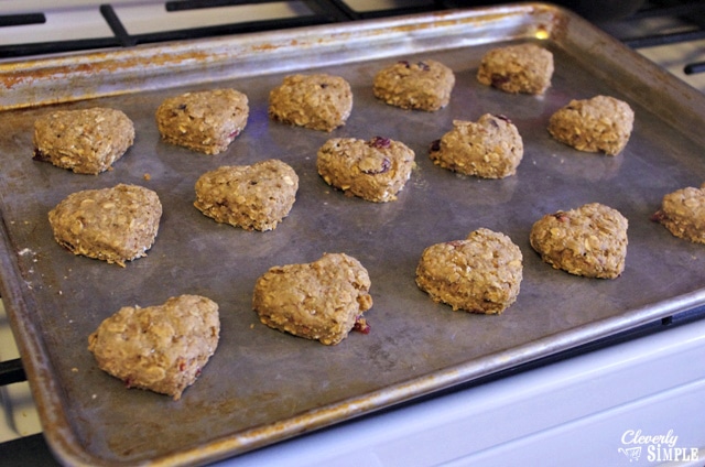 healthy oatmeal cookies ready to bake
