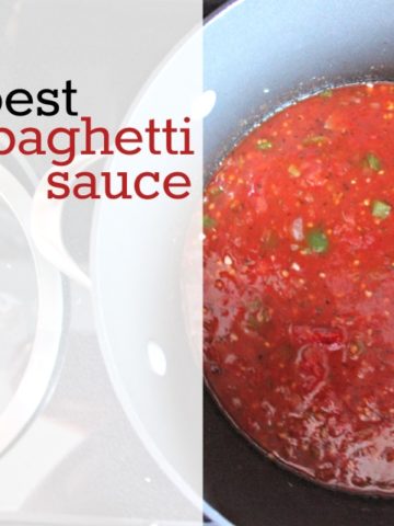 spaghetti meat sauce recipe