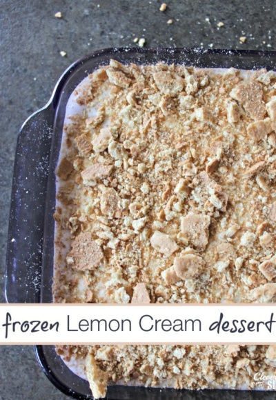 frozen lemon cream dessert