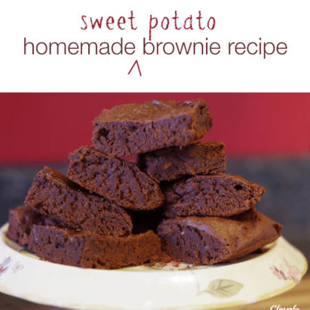 homemade sweet potato brownie recipe