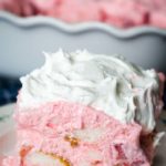 fresh strawberry dessert recipe made with angel food cake