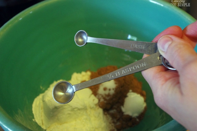 using teaspoons for brownies