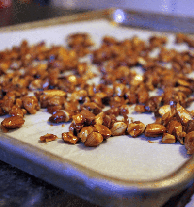 what you need to make candied almonds nuts
