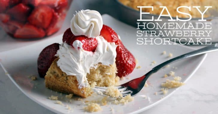 Easy homemade strawberry shortcake fb