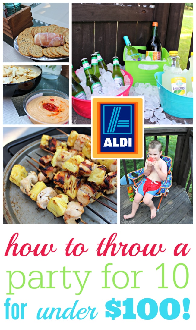 Party for 10 for under $100 with Aldi #sponsored