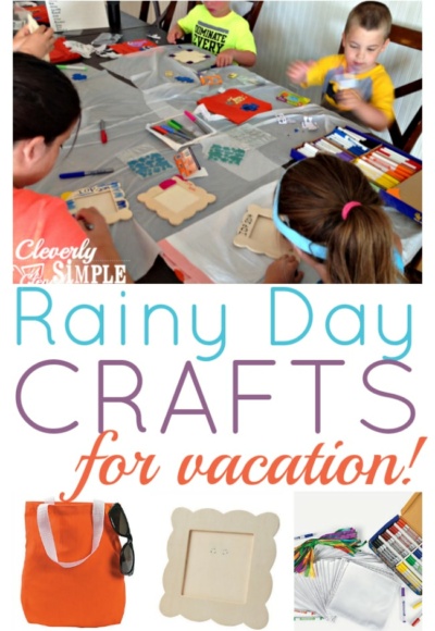 Rainy Day Craft Idea for Vacation