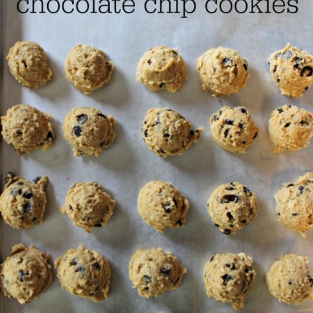 freezer cookies chocolate chip recipe