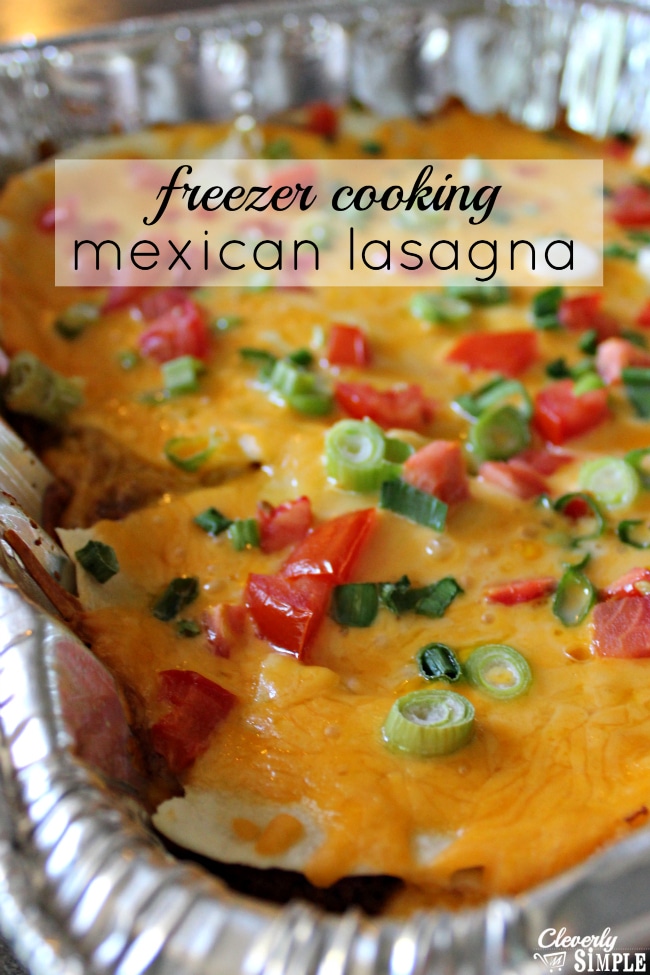 homemade freezer cooking lasagna mexican easy
