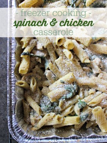 spinach and chicken casserole recipe freezer cooking