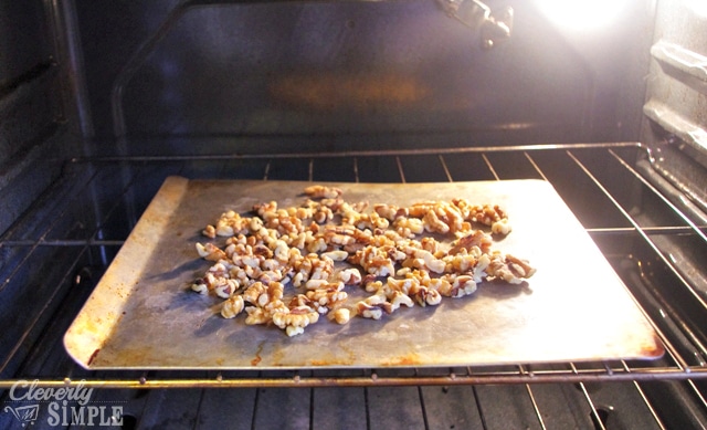 How to roast nuts for homemade biscotti