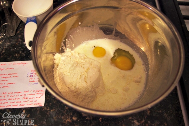 Making Chicken Paprikash at Home