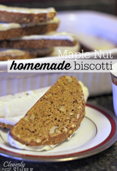 Maple Nut Homemade Biscotti Recipe