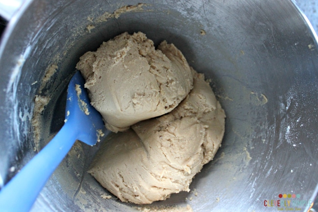 Thick dough for Butterscotch Cookie Recipe
