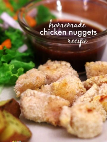 how to make homemade chicken nuggets - recipe