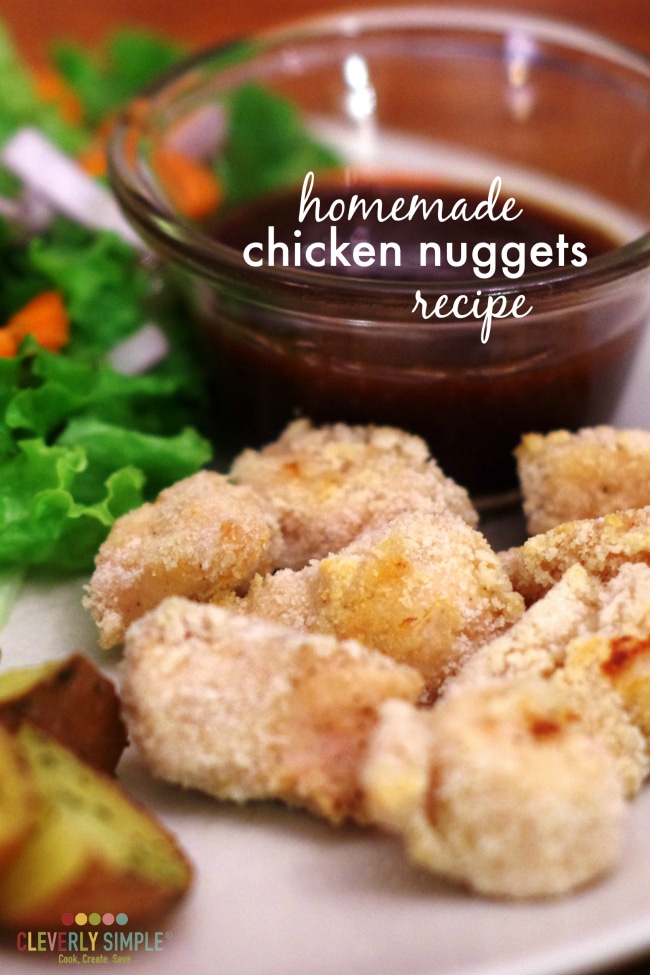how to make homemade chicken nuggets - recipe