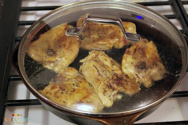 Chicken thighs for fajita soup