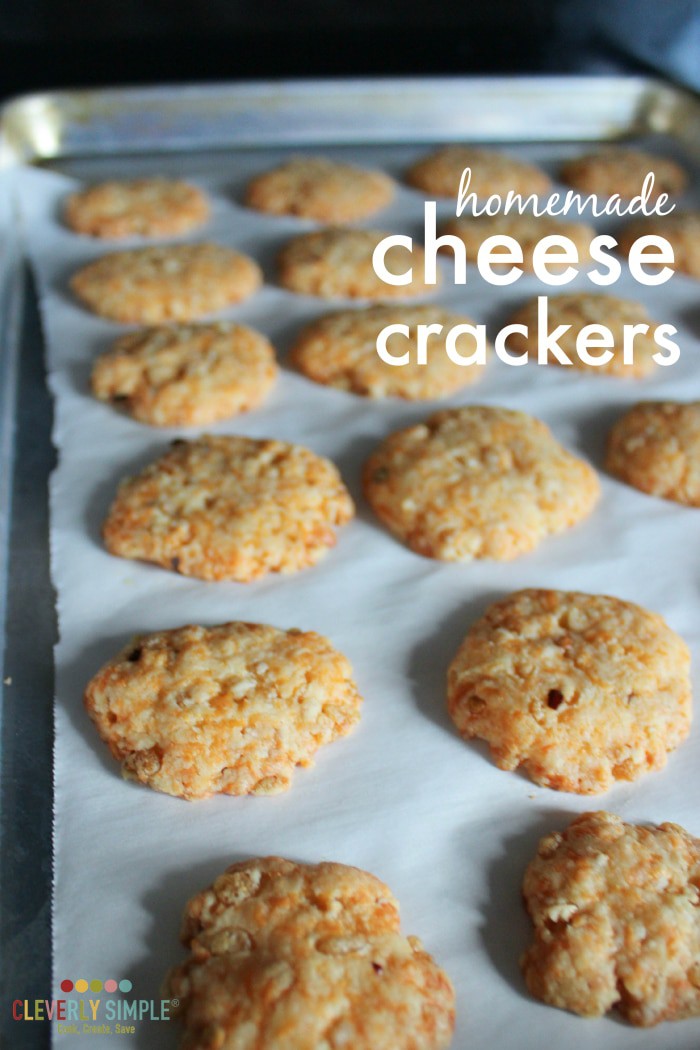 homemade cheese crackers recipe