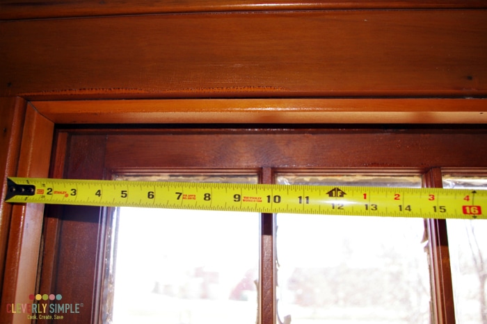 Measuring for Roman Shades