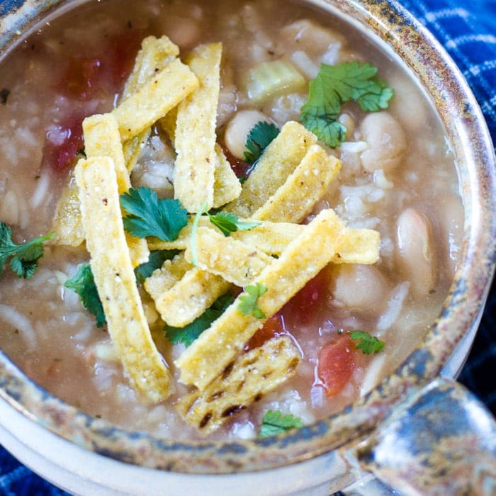 Slow Cooker Beans and Rice Cleverly Simple