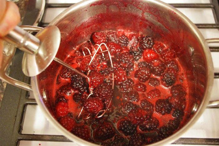Delicious blackberries