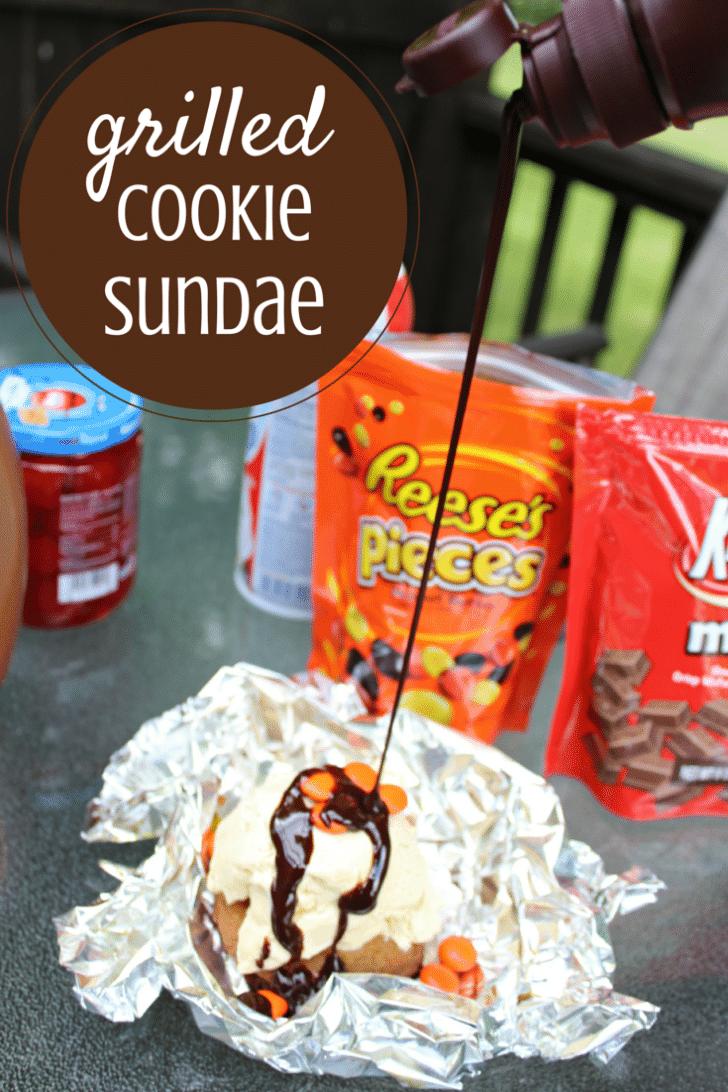 grilled cookie sundae recipe with hershey syrup