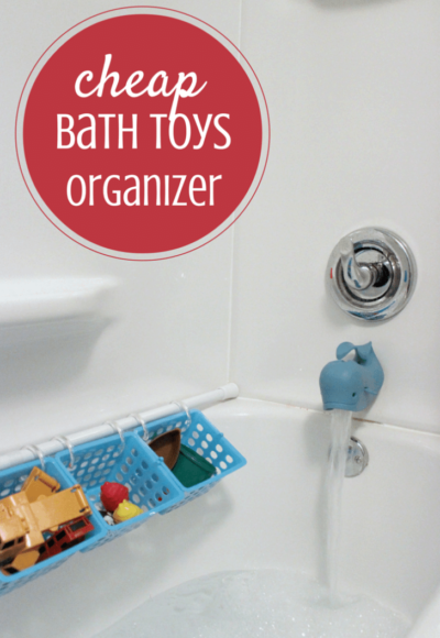 easy cheap bath toys organizer
