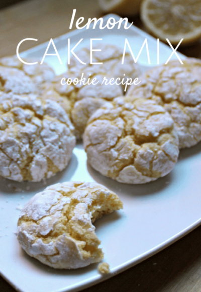 lemon cake mix cookie