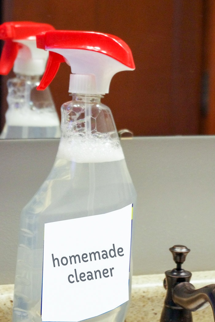 homemade glass cleaner with ammonia