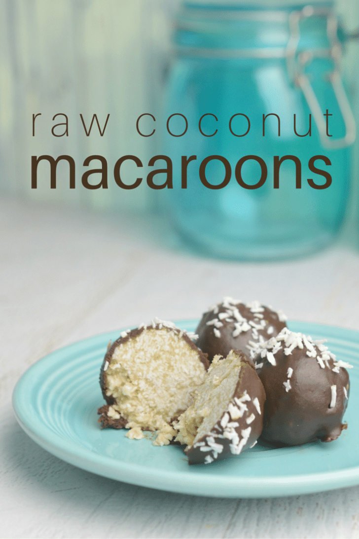 raw macaroons on plate