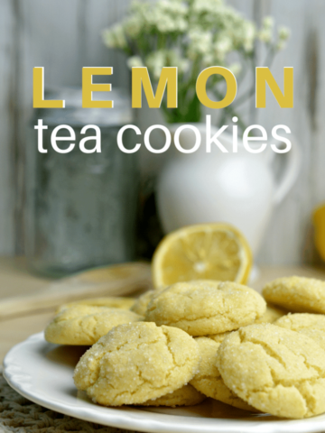 lemon tea cookies