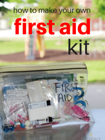 how to make your own homemade first aid kit c
