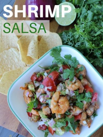 Easy Shrimp Salsa Recipe Dip with Avocado (1)