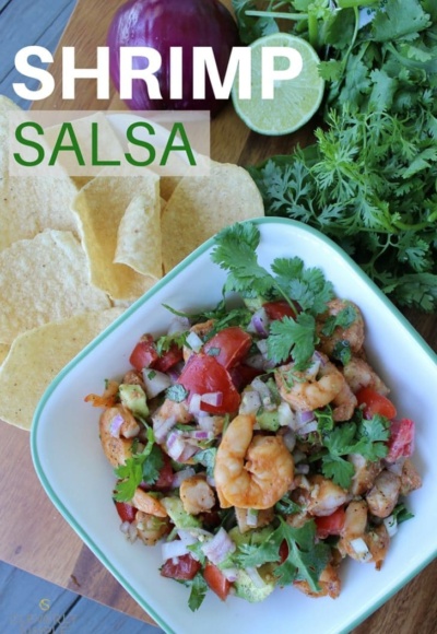 Easy Shrimp Salsa Recipe Dip with Avocado (1)