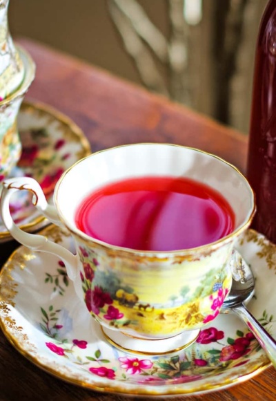 homemade cranberry tea