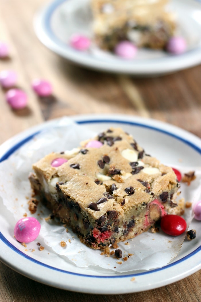 Valentines Day Cookie Bars