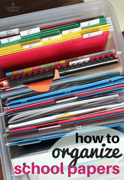 How to Organize School Papers (1)