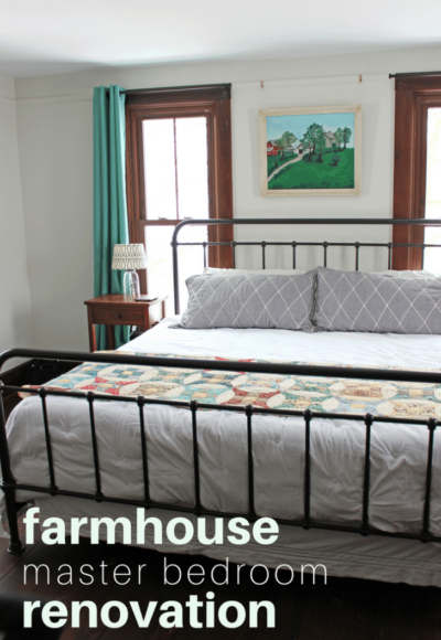 farmhouse master bedroom