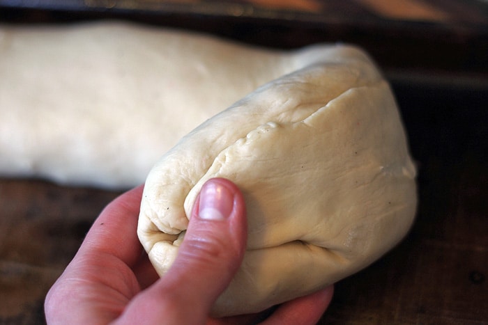 folded stromboli dough