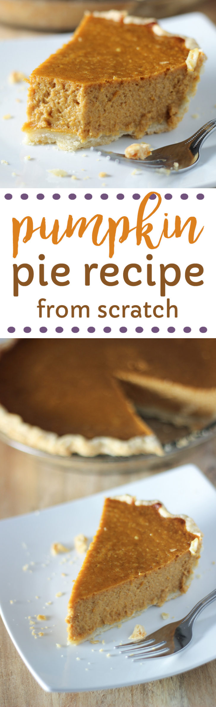 Pumpkin pie from scratch recipe