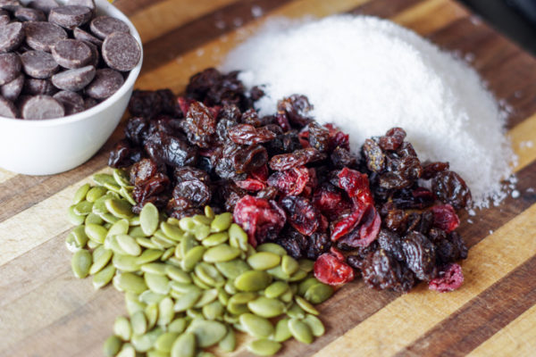 cranberries and other ingredients