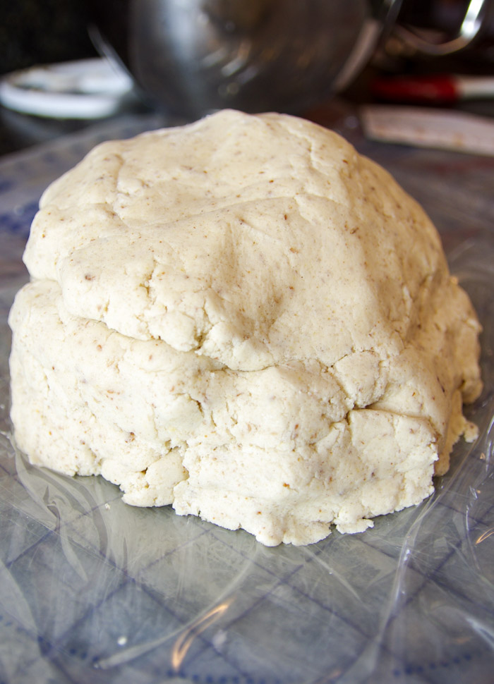 gluten free cookie dough before rolling