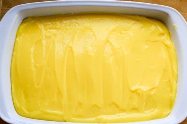 lemon pudding dessert layer