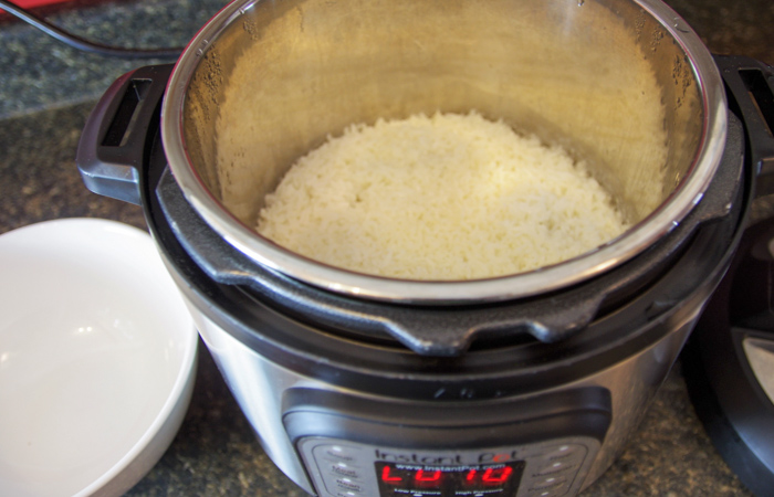 instant pot white rice fully cooked