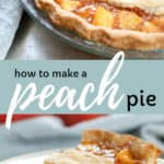 fresh peach pie recipe